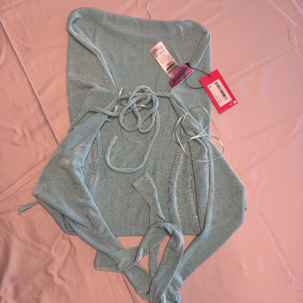 Turquoise Halter top w/tags